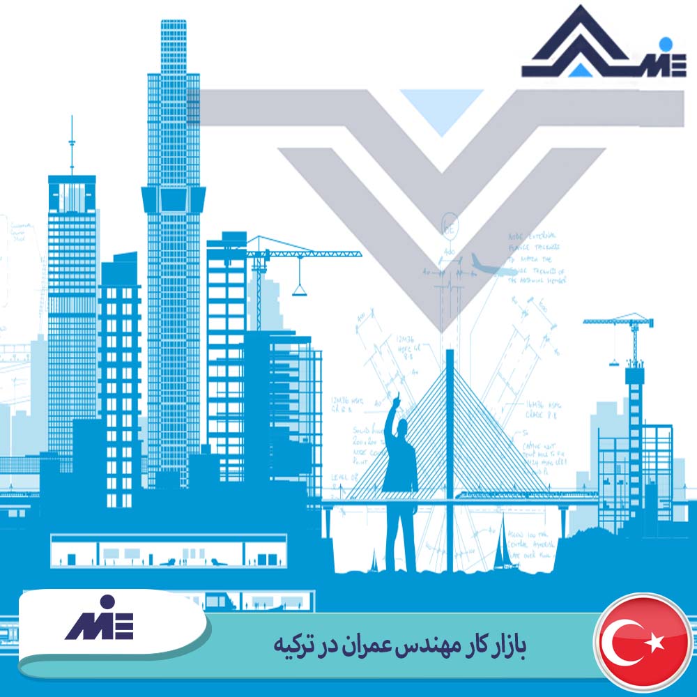 بازار کار مهندس عمران در ترکیه